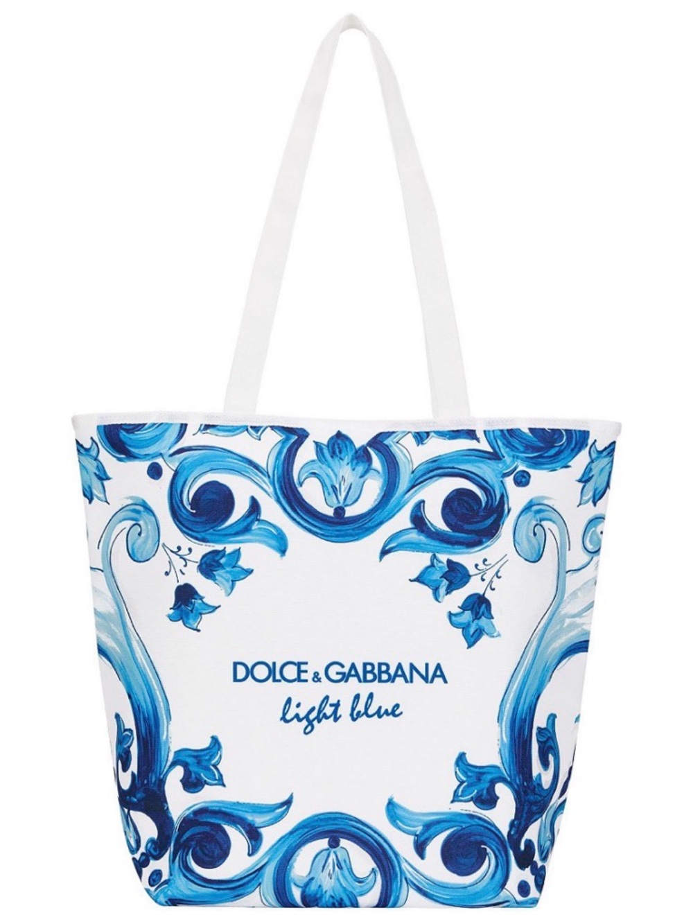 Dolce Gabbana light blue beauty Tote Bag new canvas